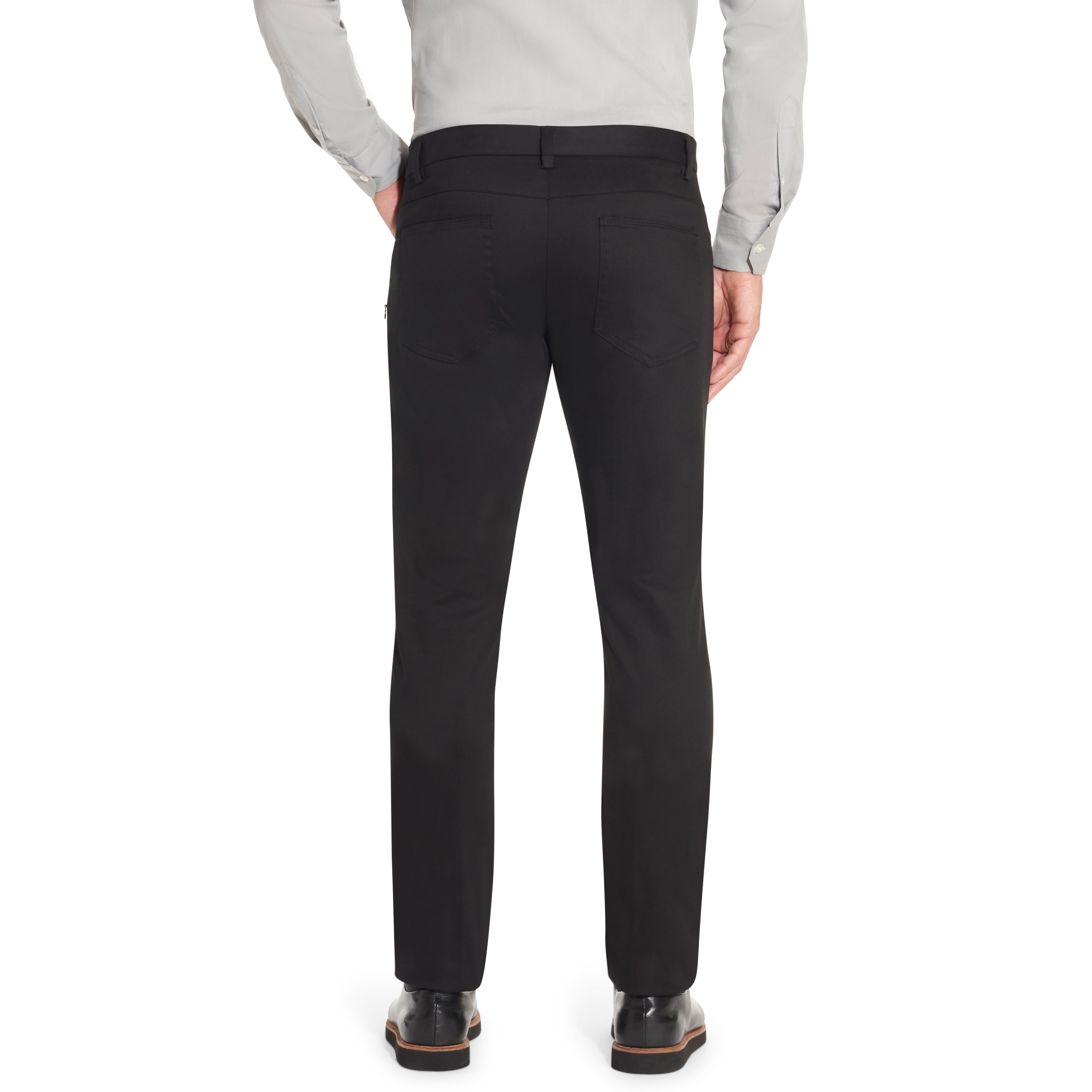 $85 Van Heusen Men's Gray Slim-Fit Stretch Textured Trousers Dress Pants  36W 32L | eBay