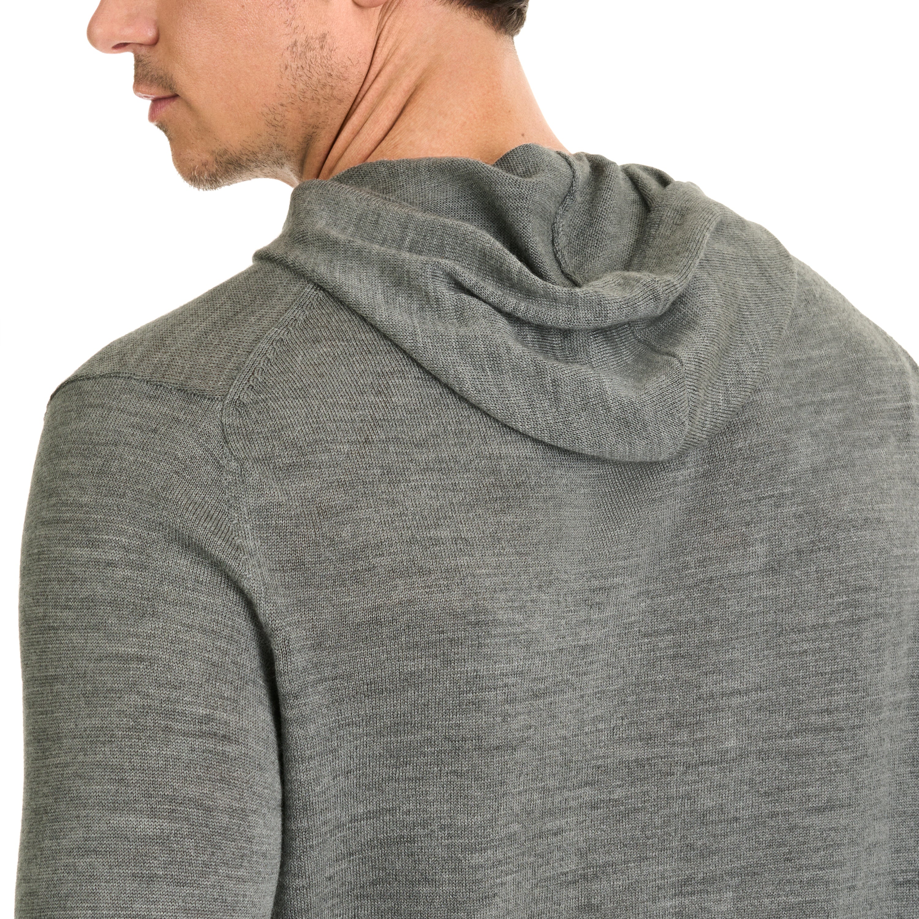 Wool discount hoodie sweater