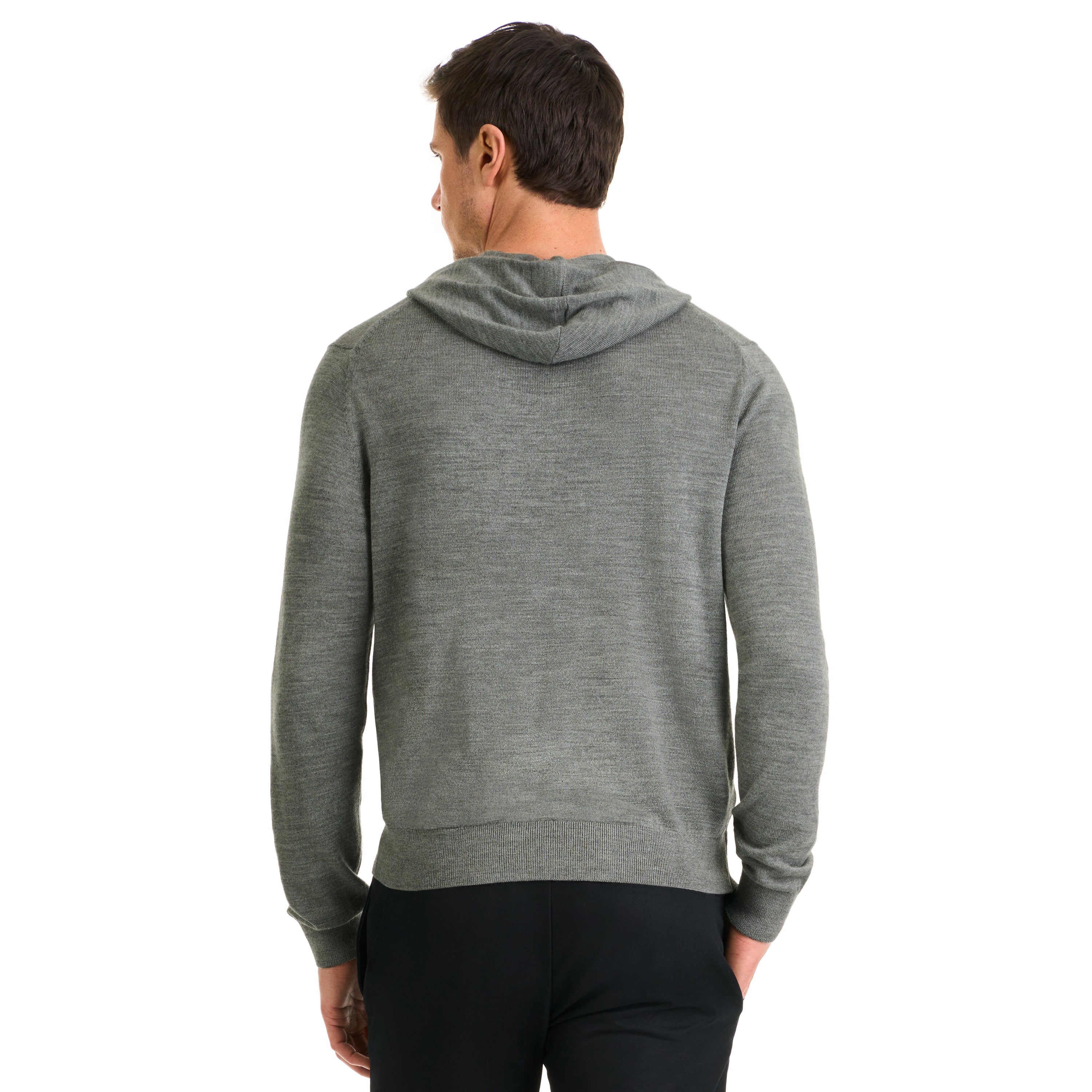 Wool hoodie online sweater