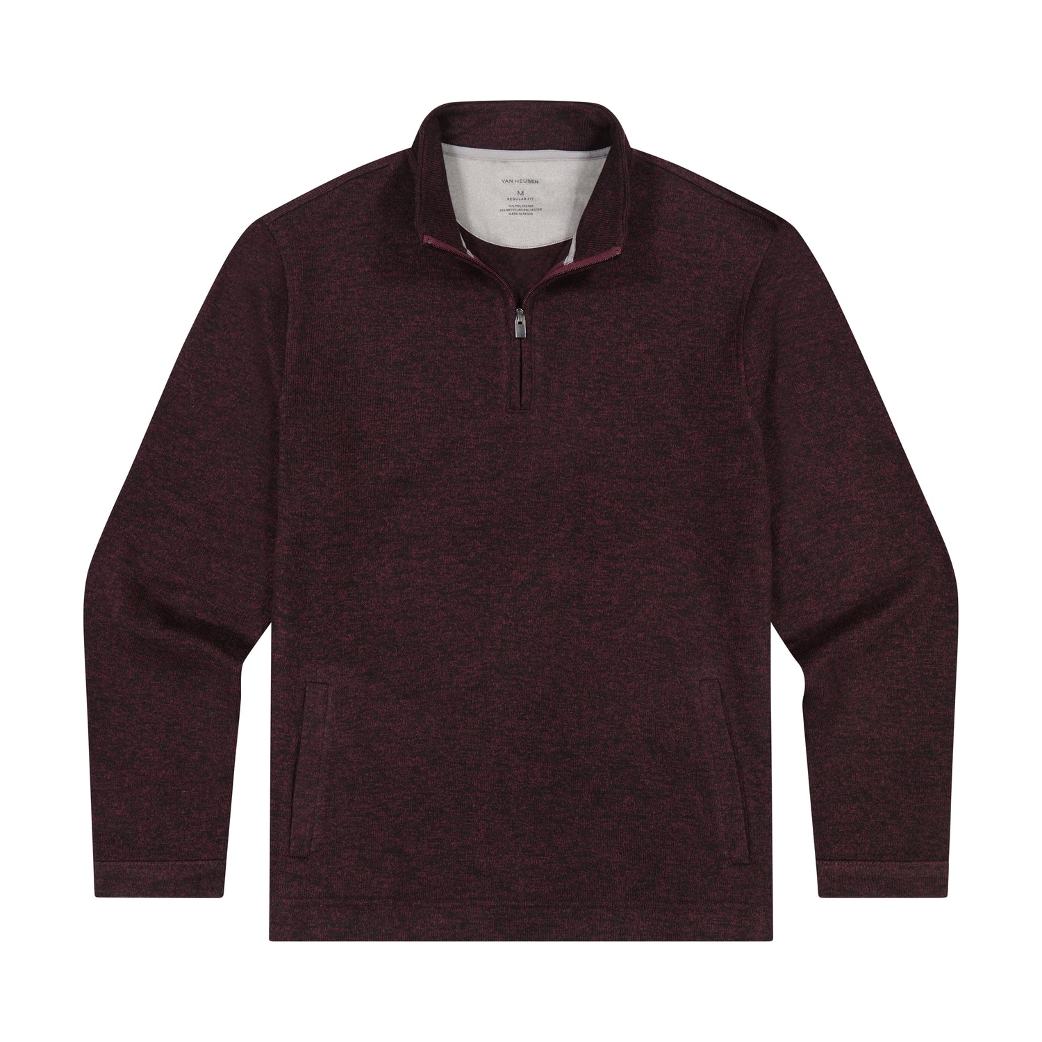 Essential Sweater Fleece Quarter Zip Pullover – Regular Fit