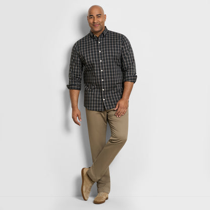 Cronbie Long Sleeve Stain Shield Shirt Updated Plaid - Big &amp; Tall