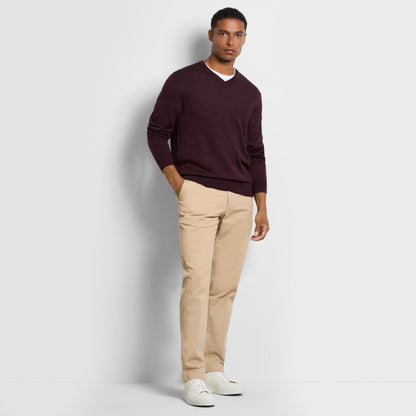 Essential Rhodes Merino V-Neck Sweater – Regular Fit