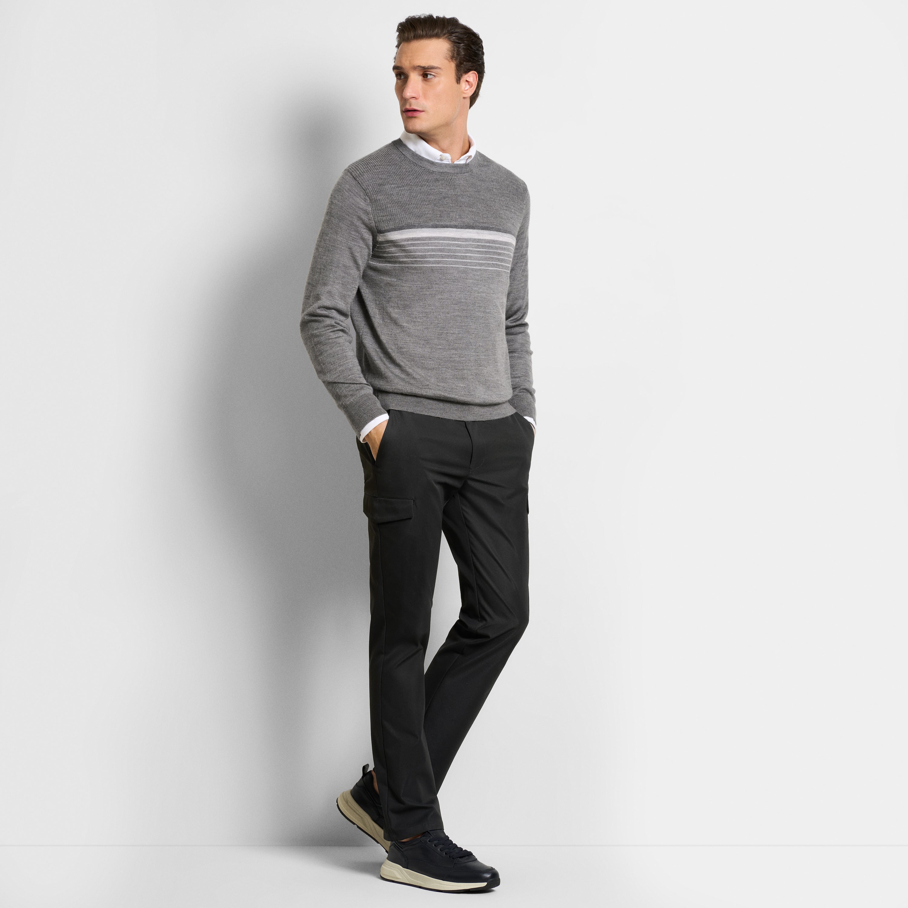 Essential Rhodes Merino Crew Neck – Regular Fit