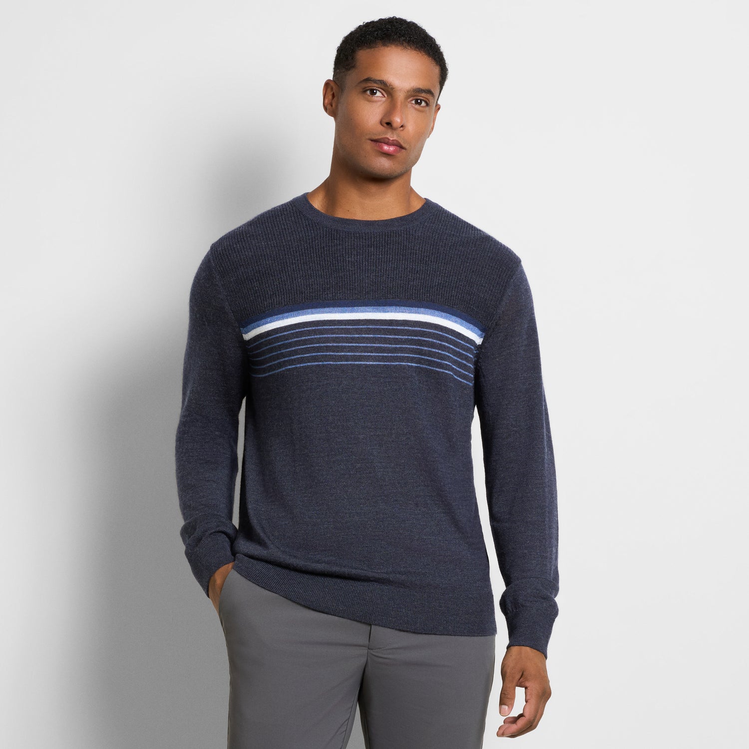 Essential Rhodes Merino Crew Neck – Regular Fit