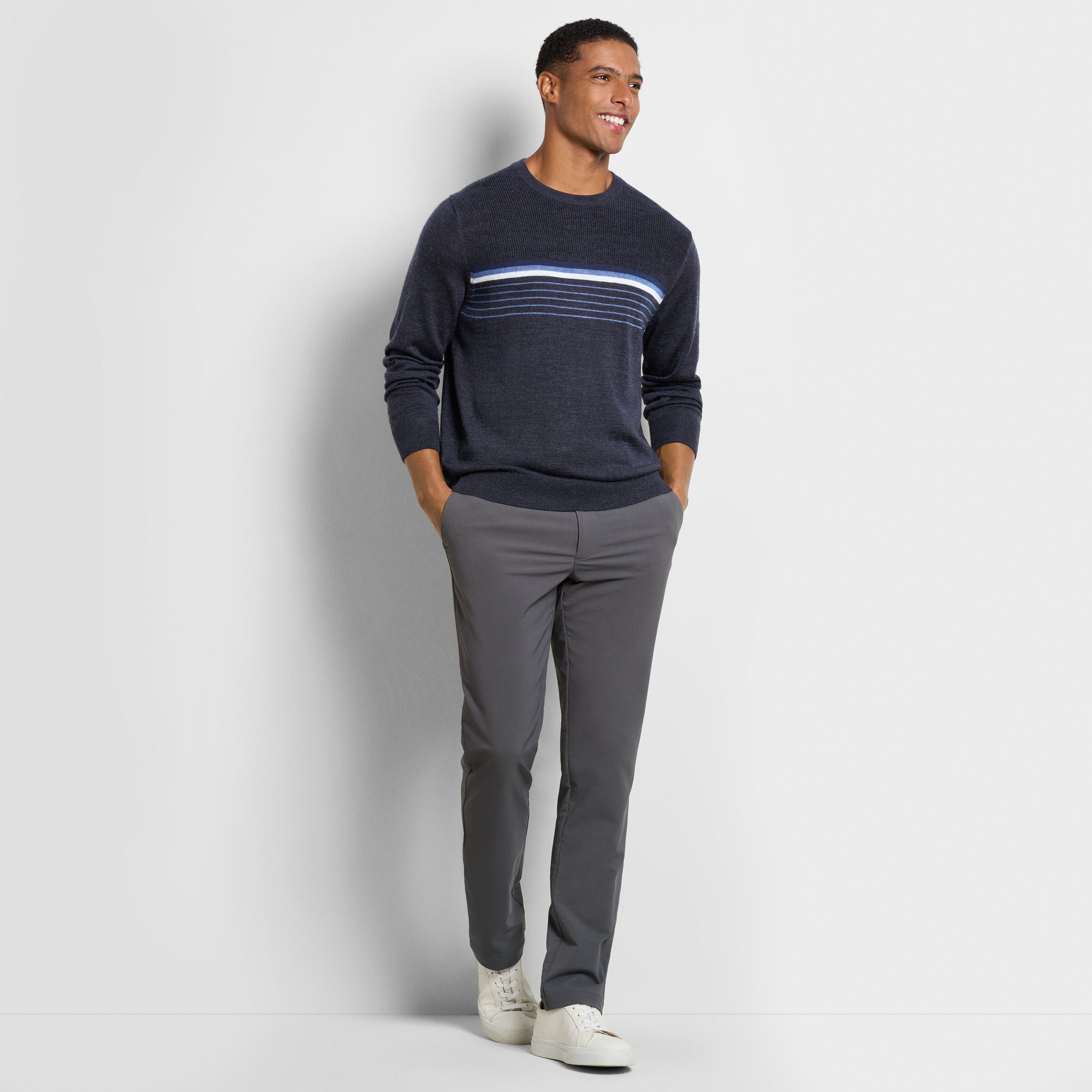 Essential Rhodes Merino Crew Neck – Regular Fit