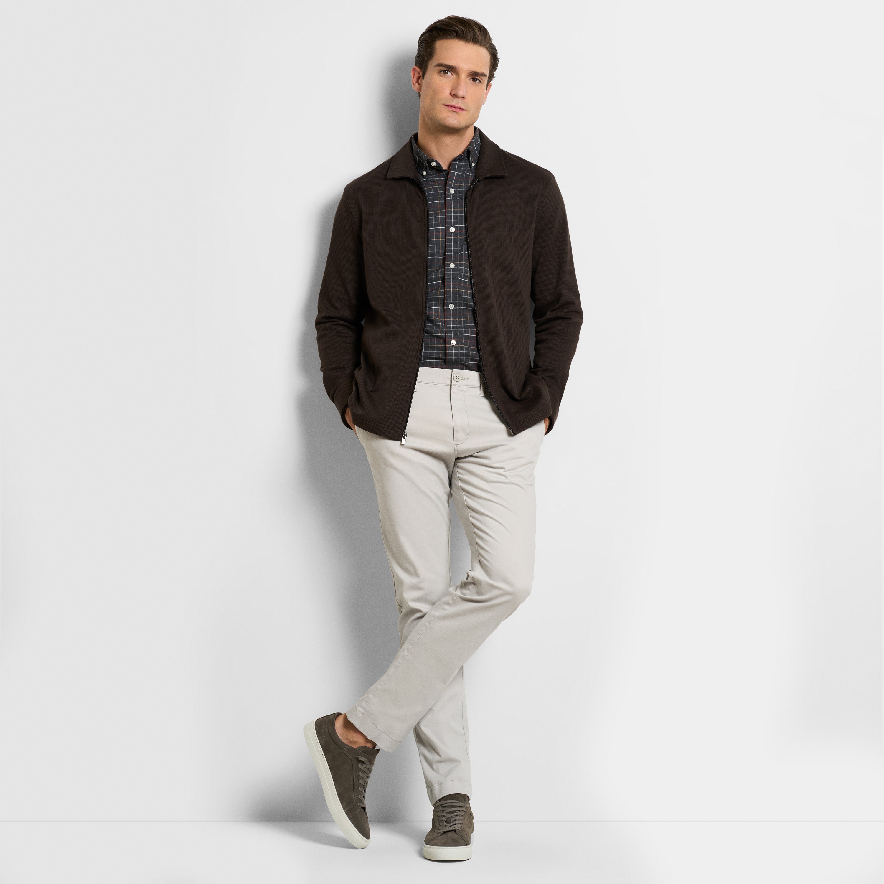 Weekend Twill Long Sleeve Tattersall – Regular Fit