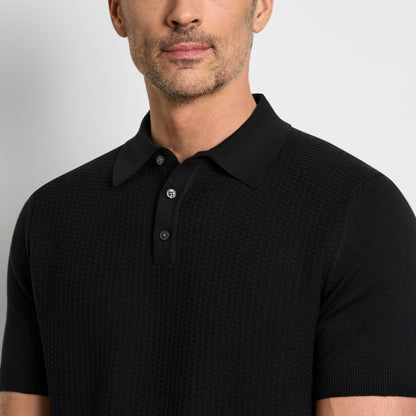 Essential Pearce Texture Sweater Knit Polo