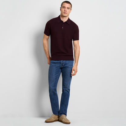 Essential Pearce Texture Sweater Knit Polo