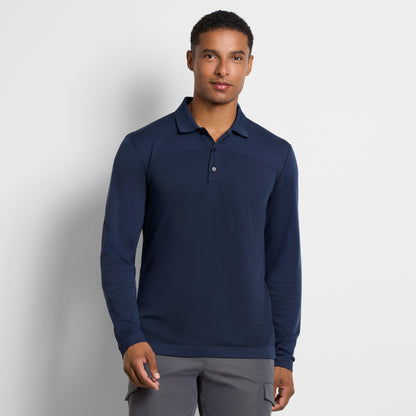 Club Seamless Long Sleeve Polo