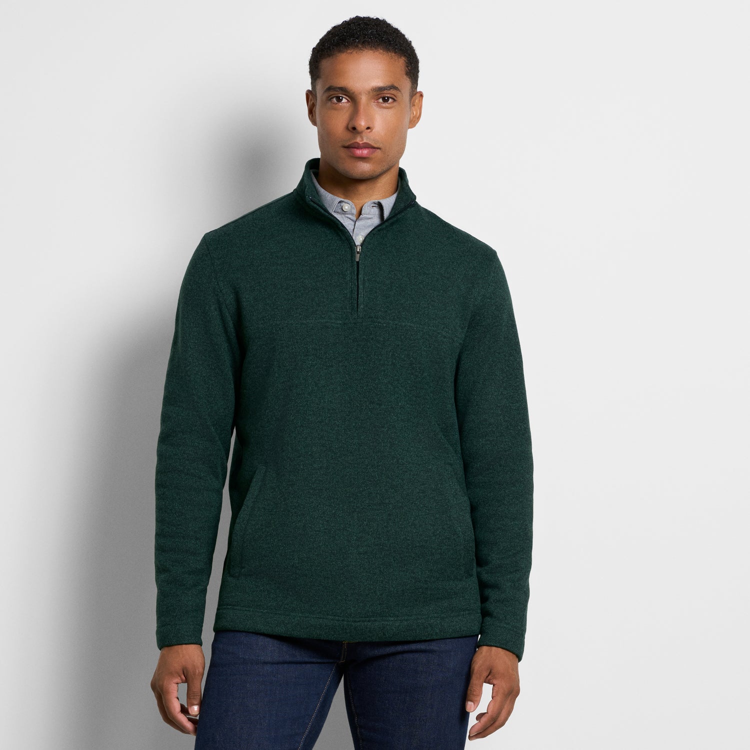 Essential Camdin Fleece Quarter Zip – Regular Fit