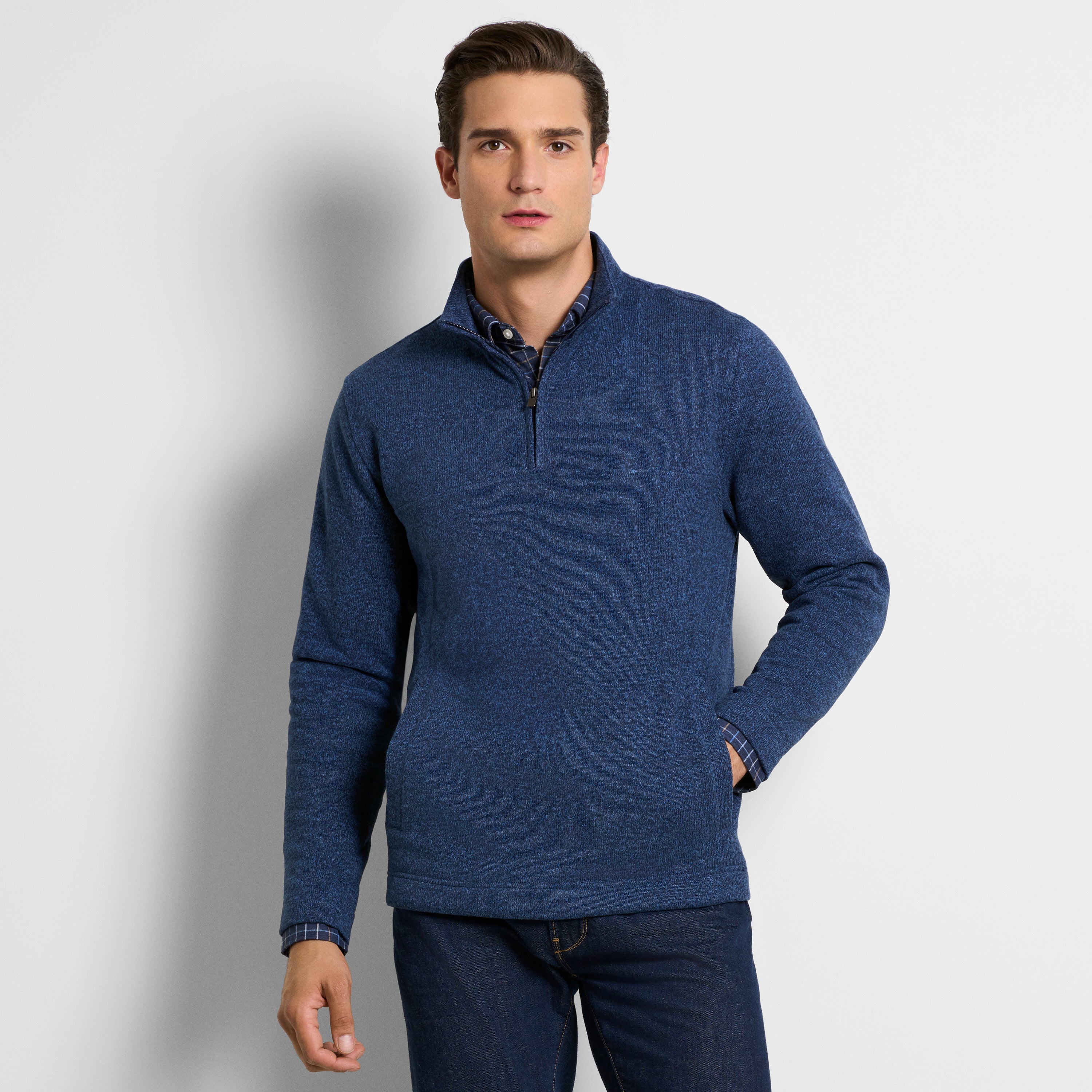 Essential Camdin Fleece Quarter Zip – Regular Fit