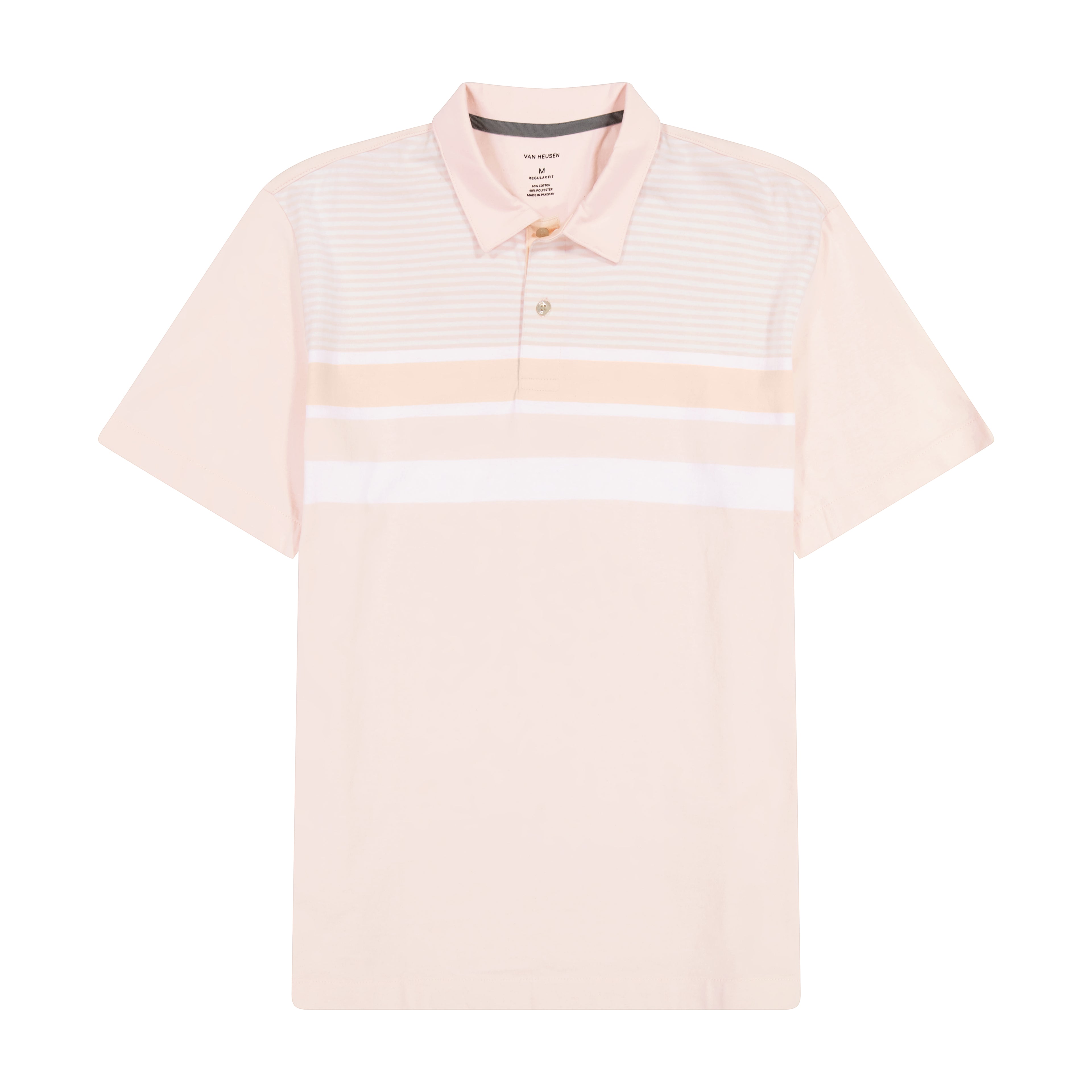 Essential Multi Stripe Cotton Jersey Short Sleeve Polo