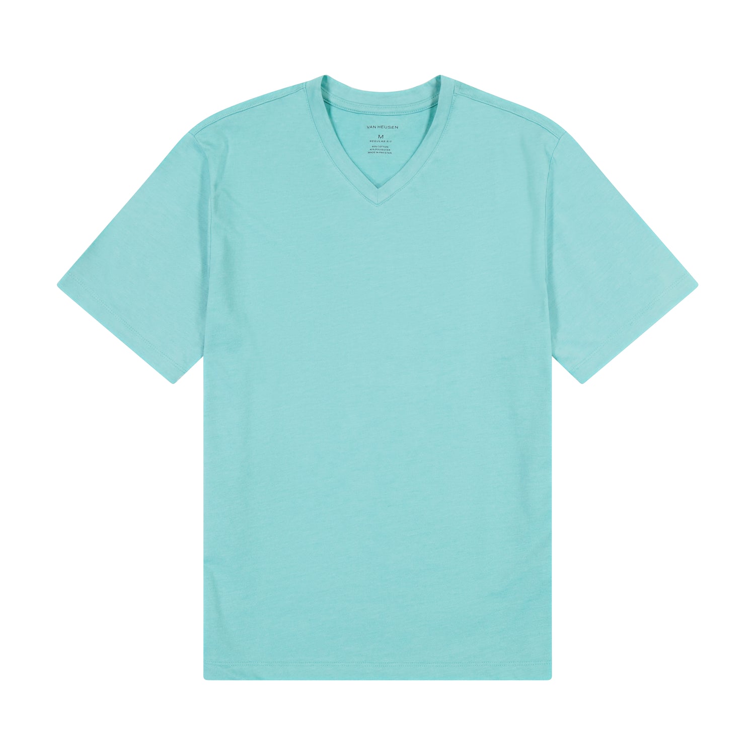 Essential Stain Shield V-Neck Short Sleeve Basic Tee Shirt