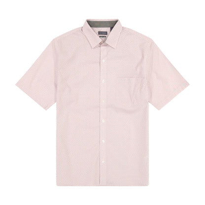 Essential Stain Shield All Over Print Short Sleeve Shirt - Slim Fit
