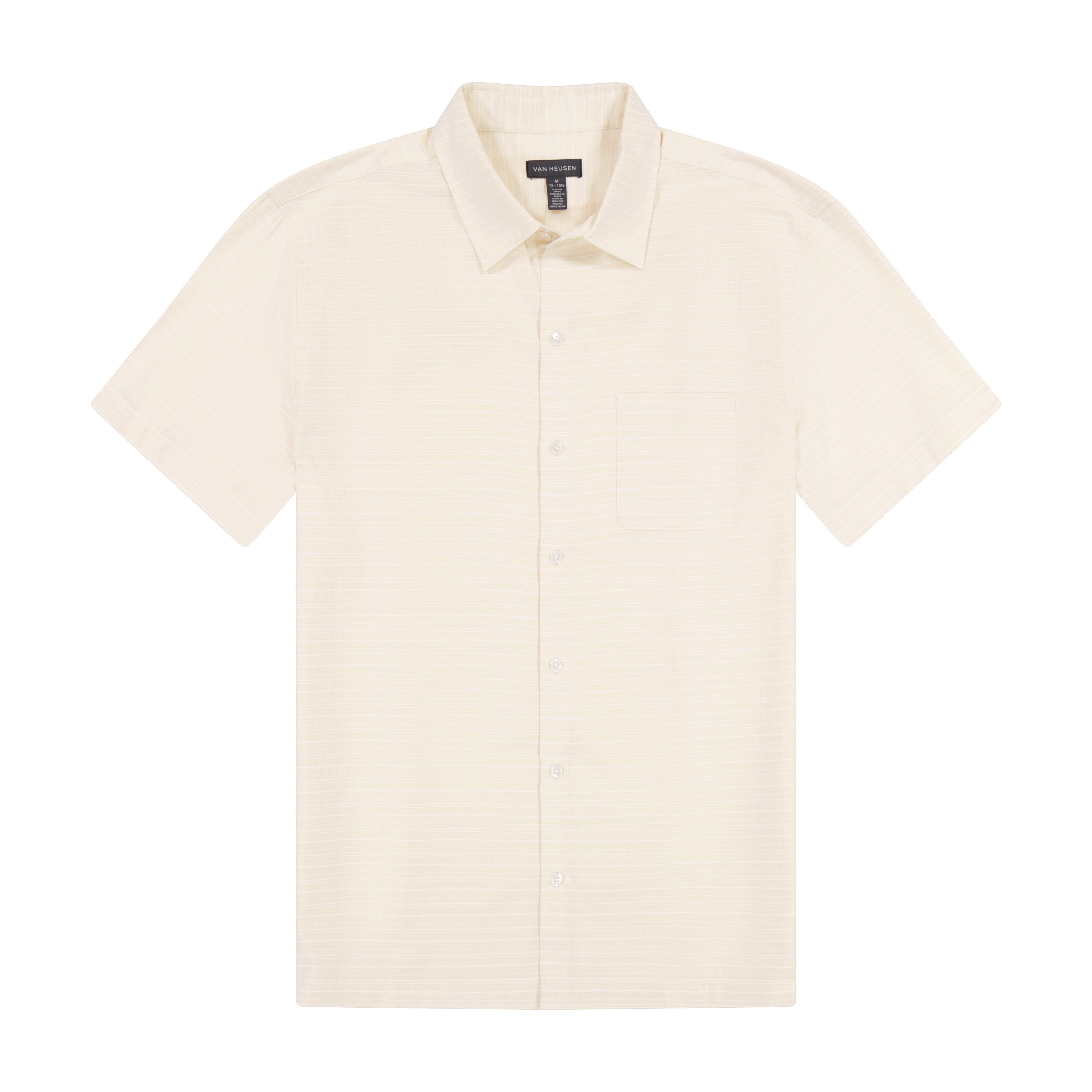 Weekend Cross Dye Texture Plaid Short Sleeve Shirt - Regular Fit