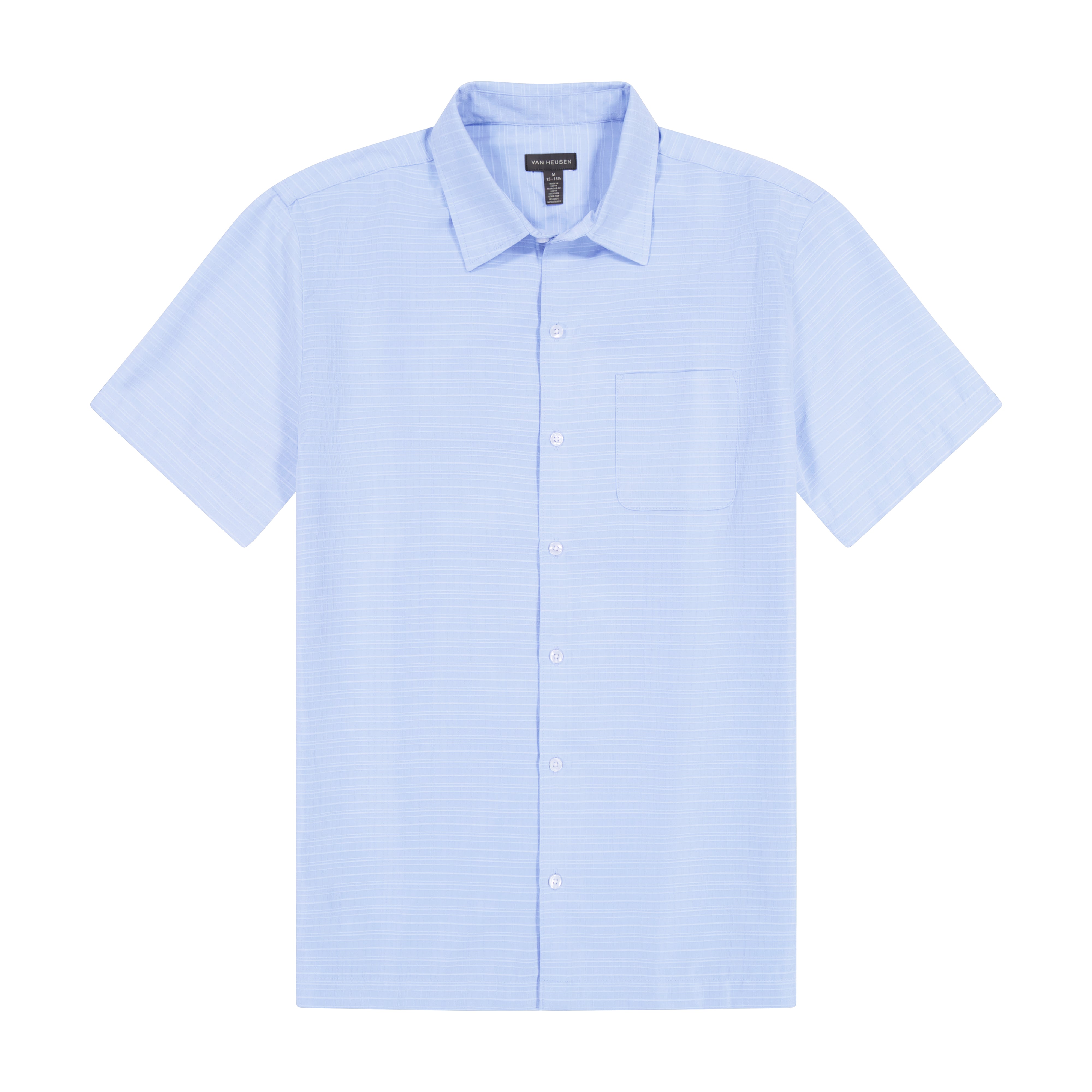 Weekend Cross Dye Texture Plaid Short Sleeve Shirt - Regular Fit