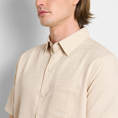 Weekend Short Sleeve Solid Camp Shirt - Regular Fit