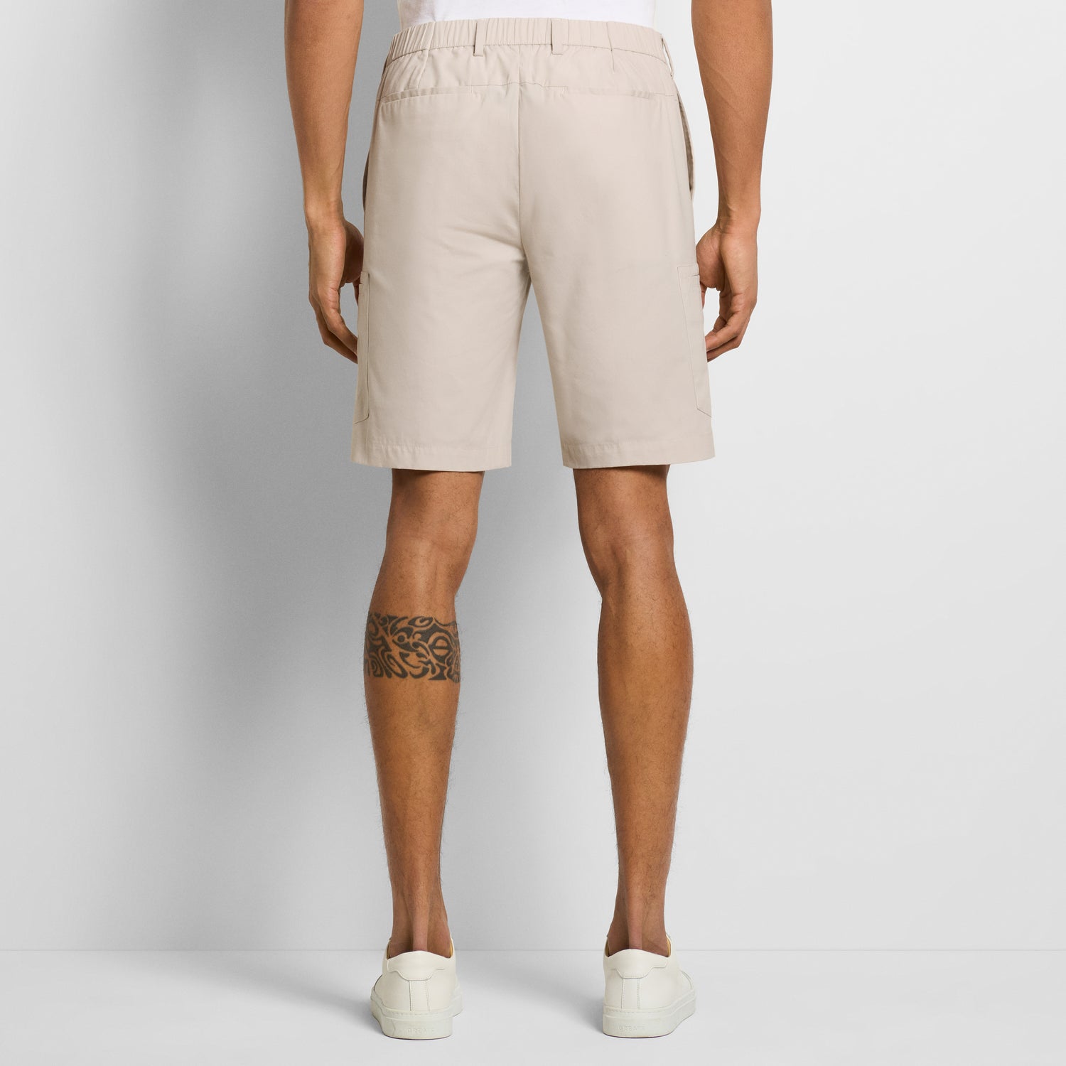 Cotton Poplin Cargo Short - Straight Fit