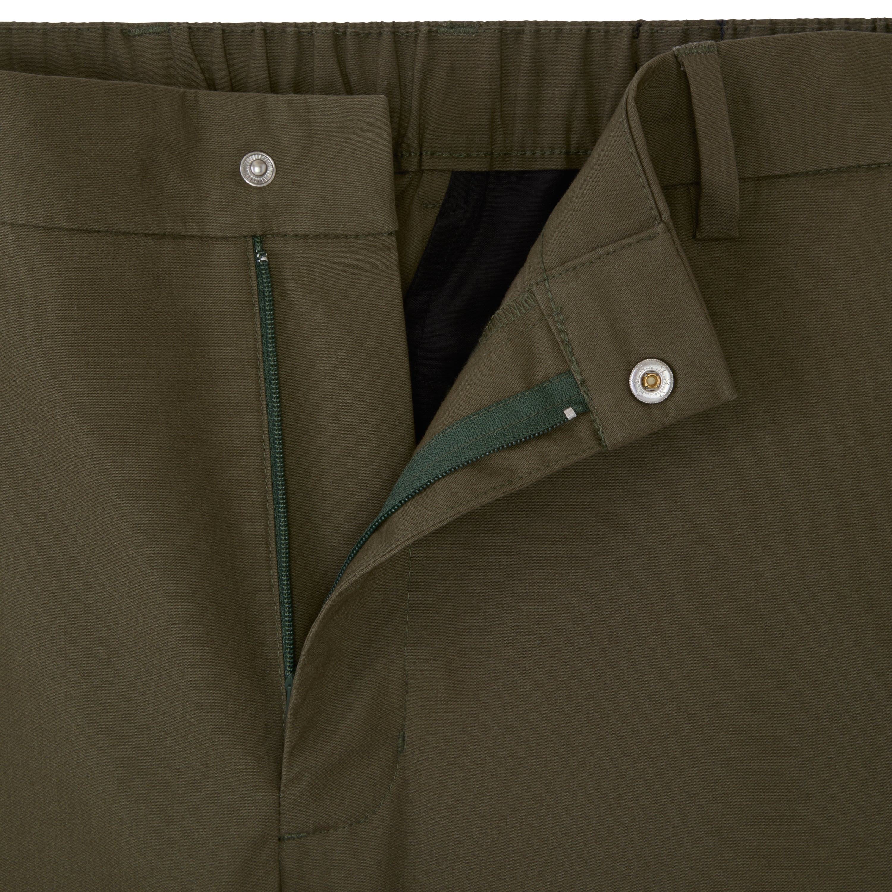 Cotton Poplin Cargo Short - Straight Fit