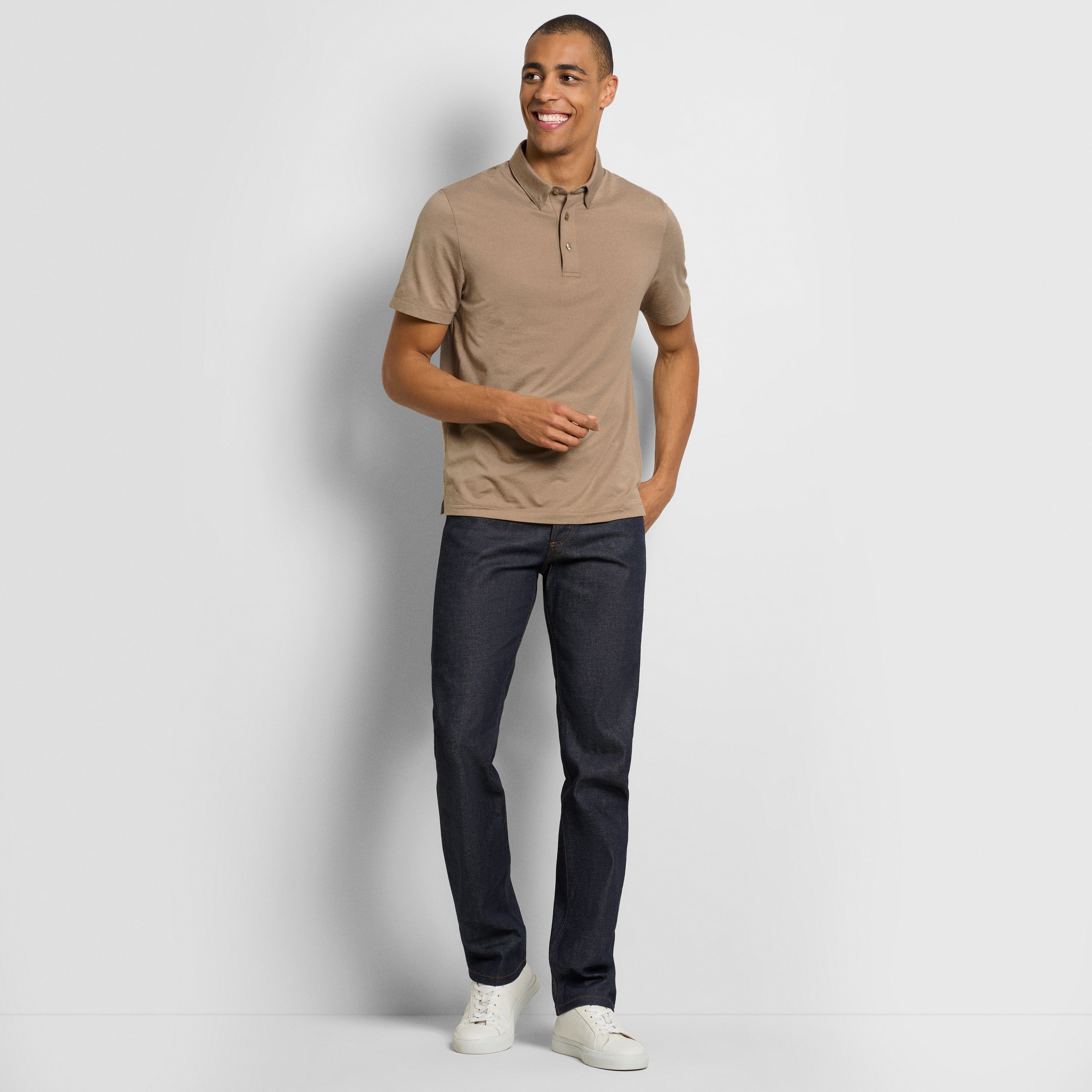 Performance Solid Twill Polo