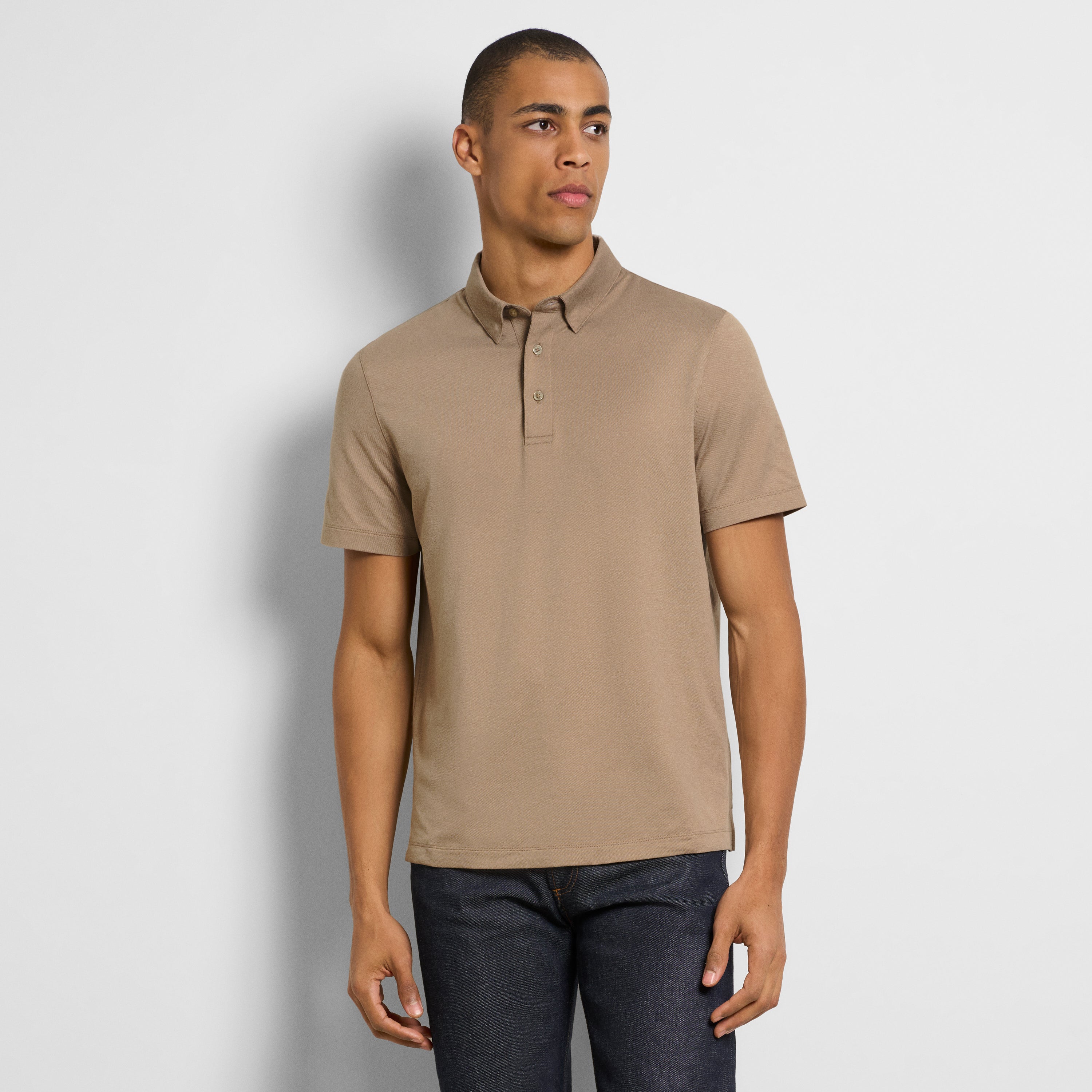 Performance Solid Twill Polo