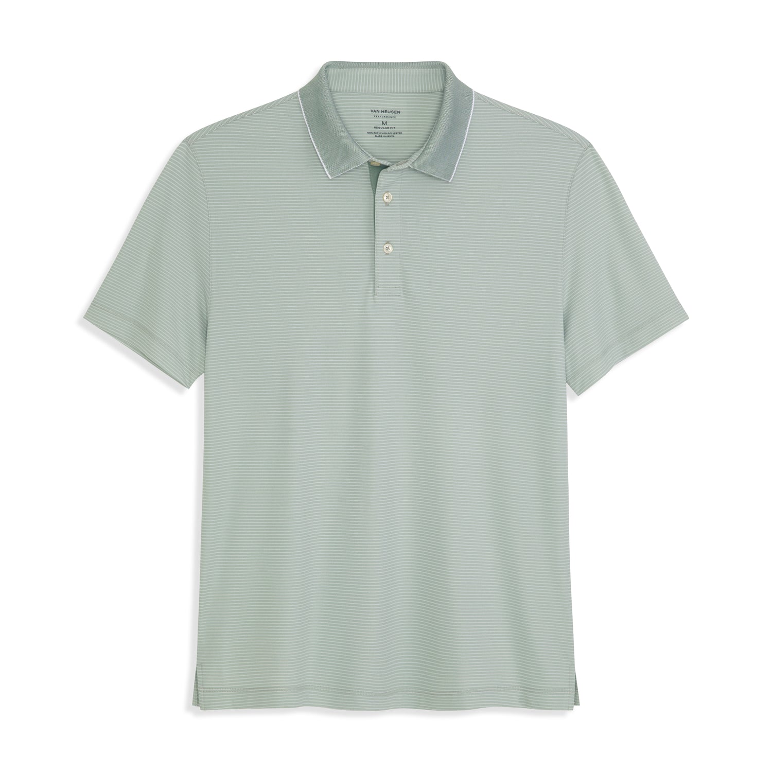 Performance Birdseye Stripe Polo