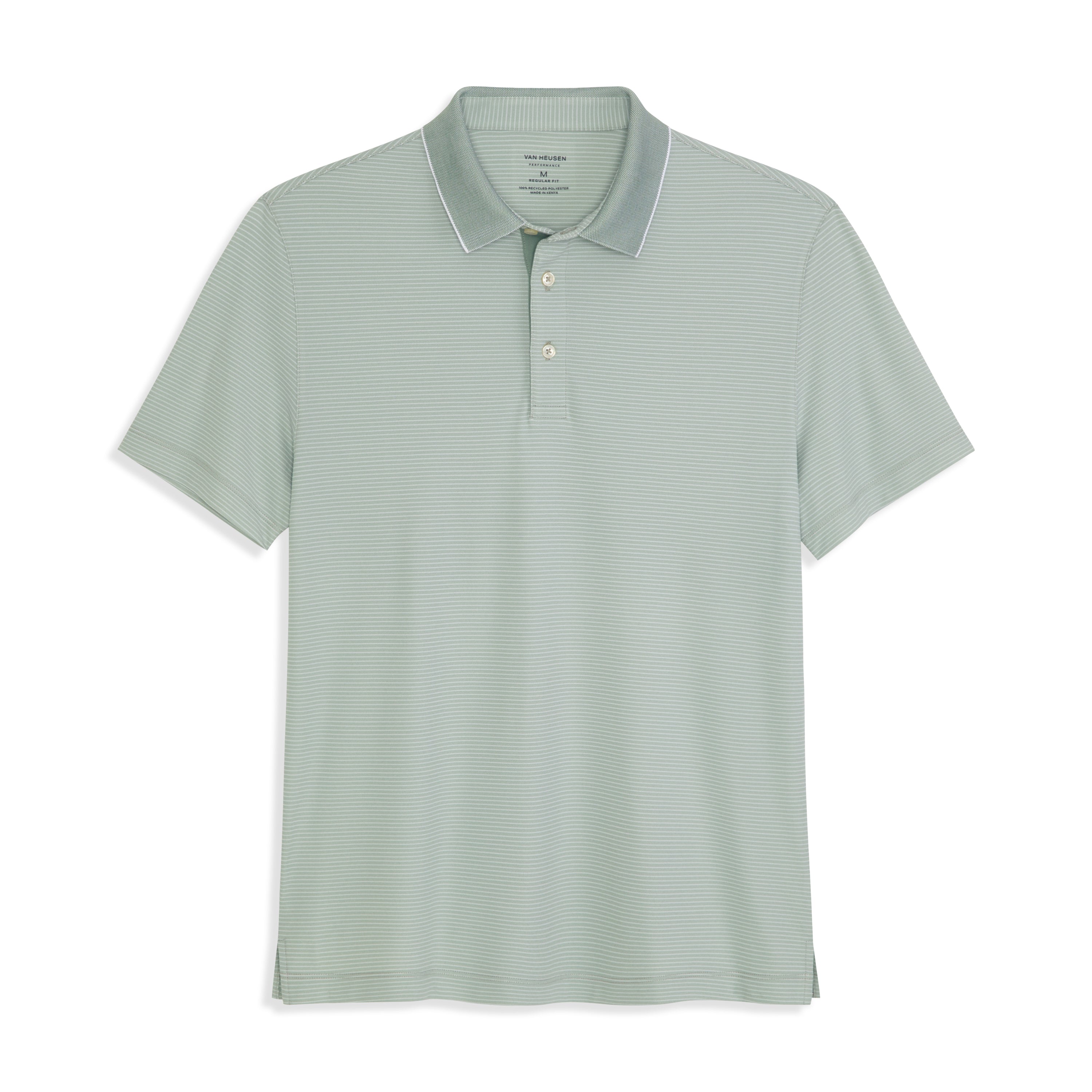 Performance Birdseye Stripe Polo