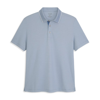 Performance Birdseye Stripe Polo