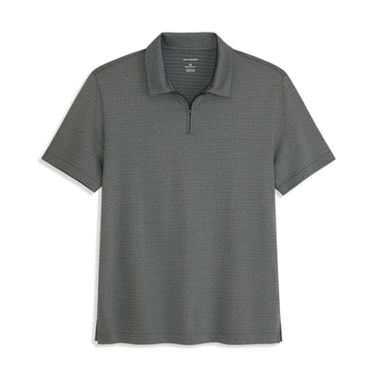 Essential Jacquard Zip Fancy Polo