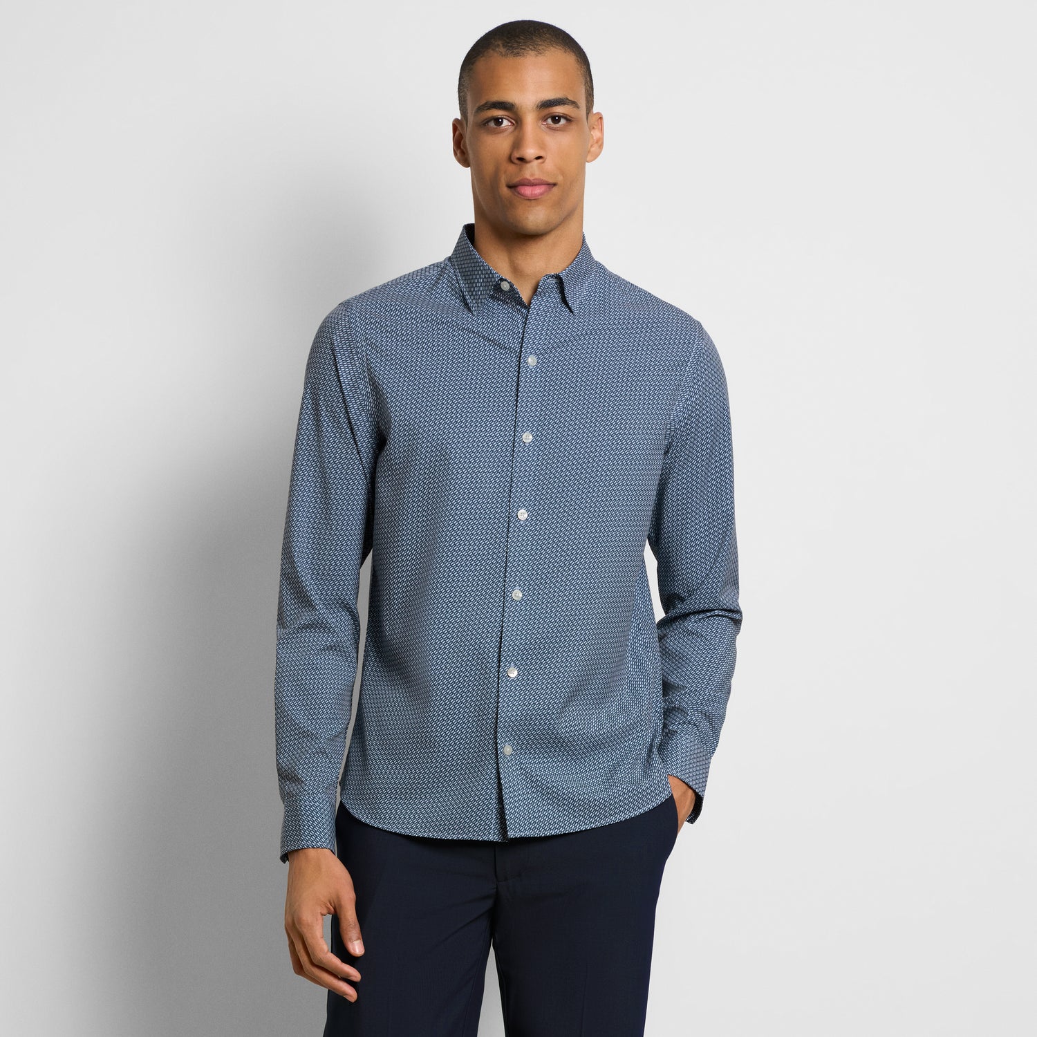 Performance All Way Stretch Arrow Print Shirt - Slim Fit