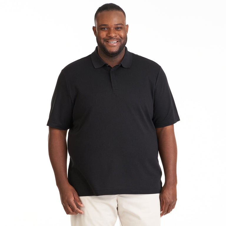 3x black polo shirt