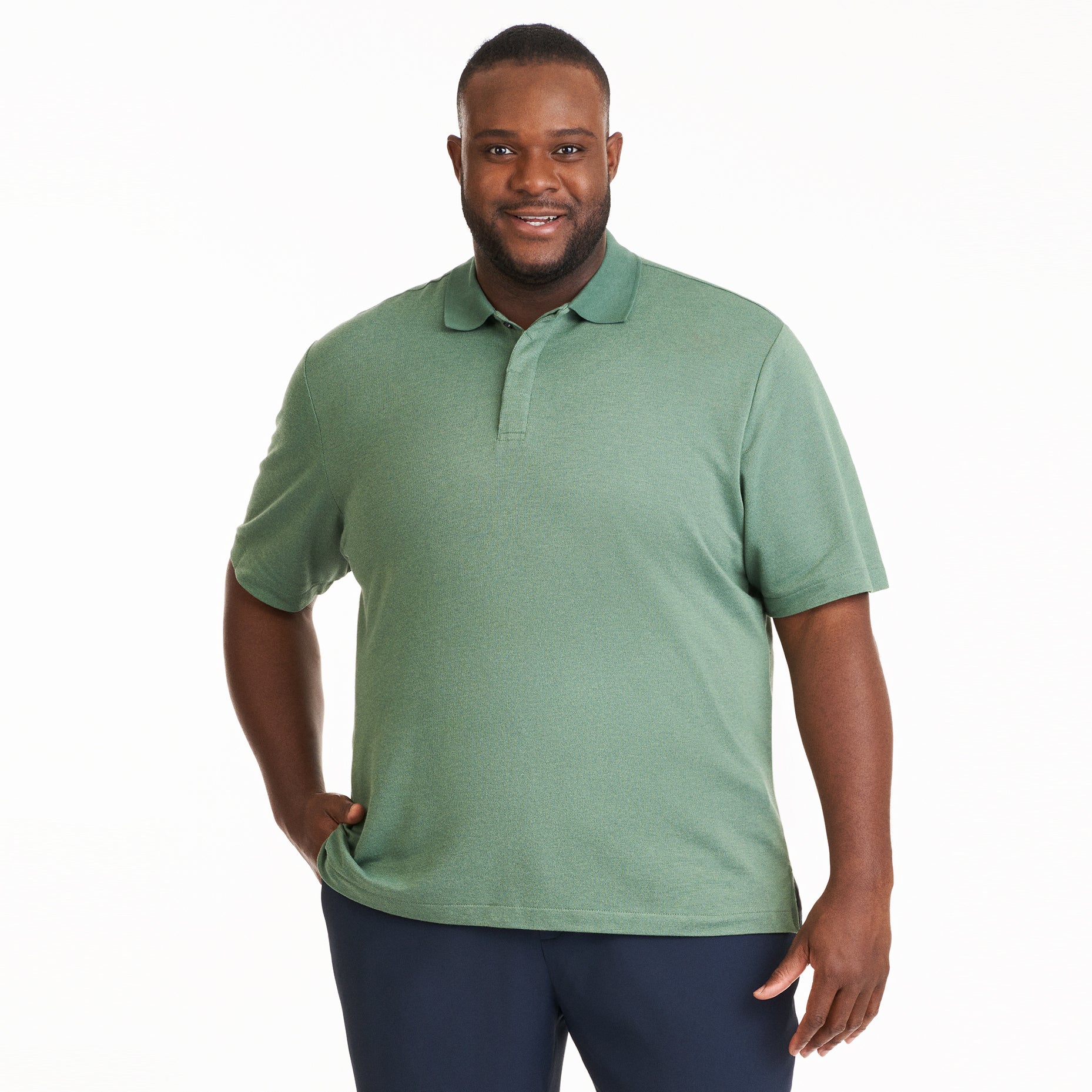 Essential Stain Shield Honeycomb Polo - Big & Tall – Van Heusen