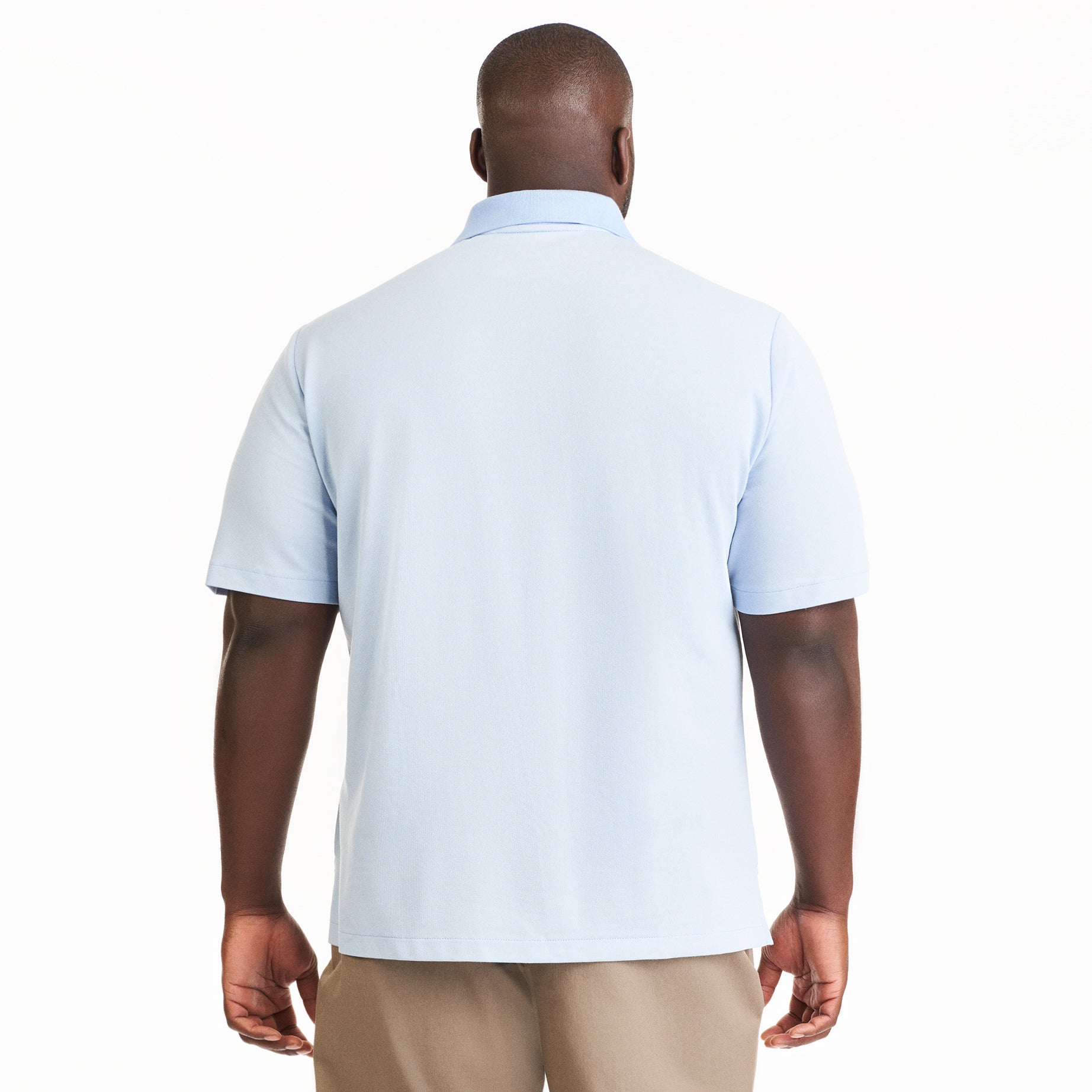 Essential Stain Shield Honeycomb Polo Big Tall Van Heusen