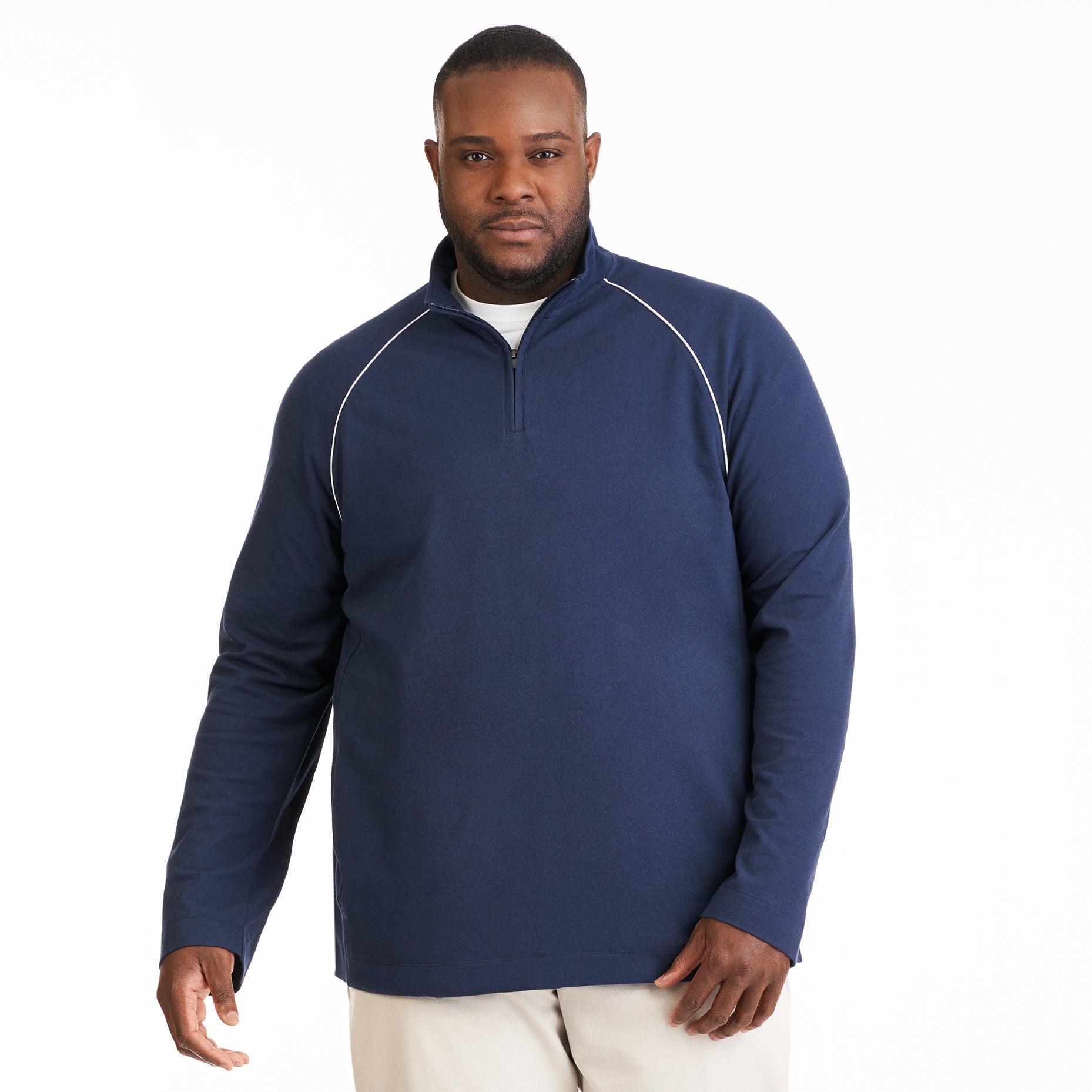 Van heusen clearance quarter zip sweater