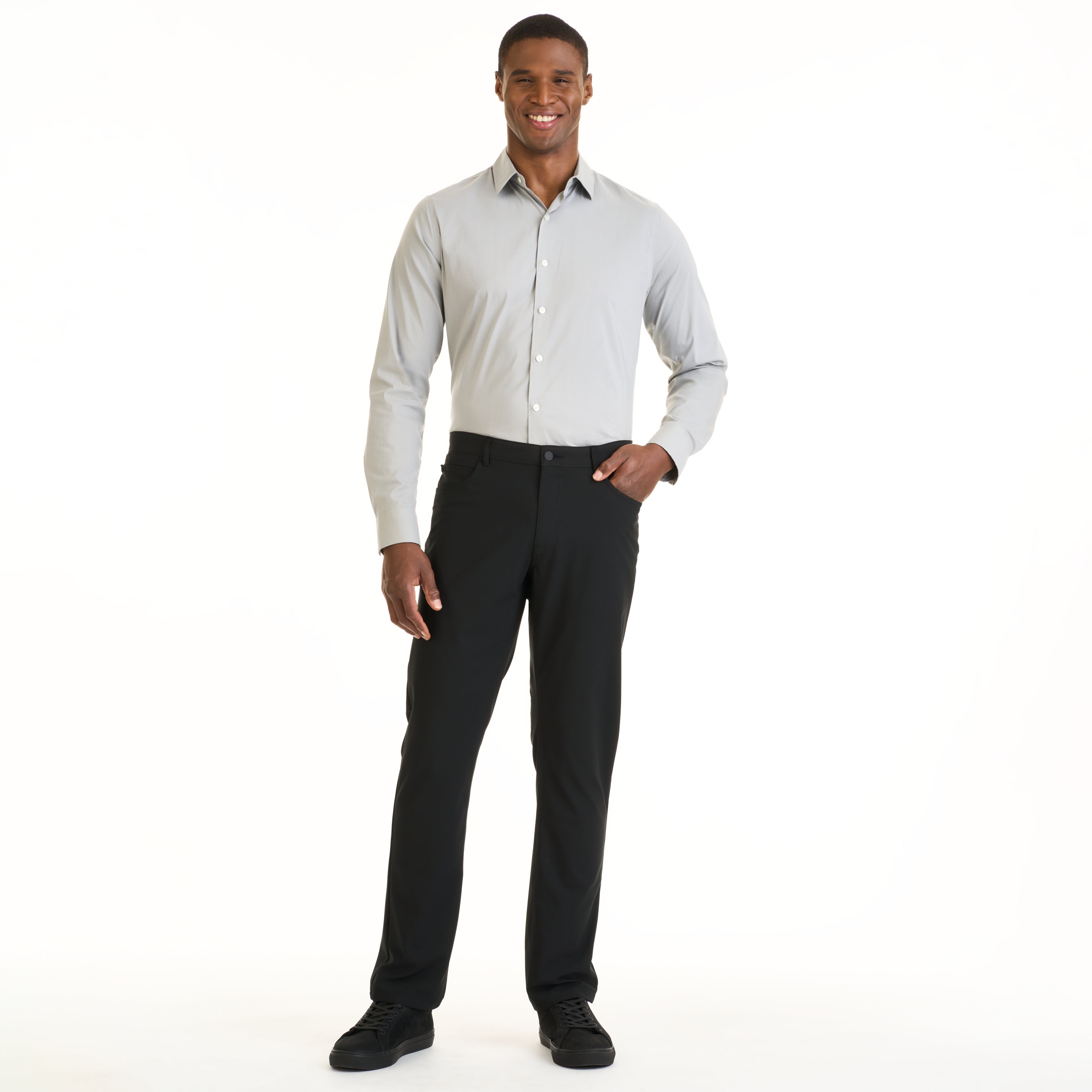 Van heusen straight on sale fit dress pants