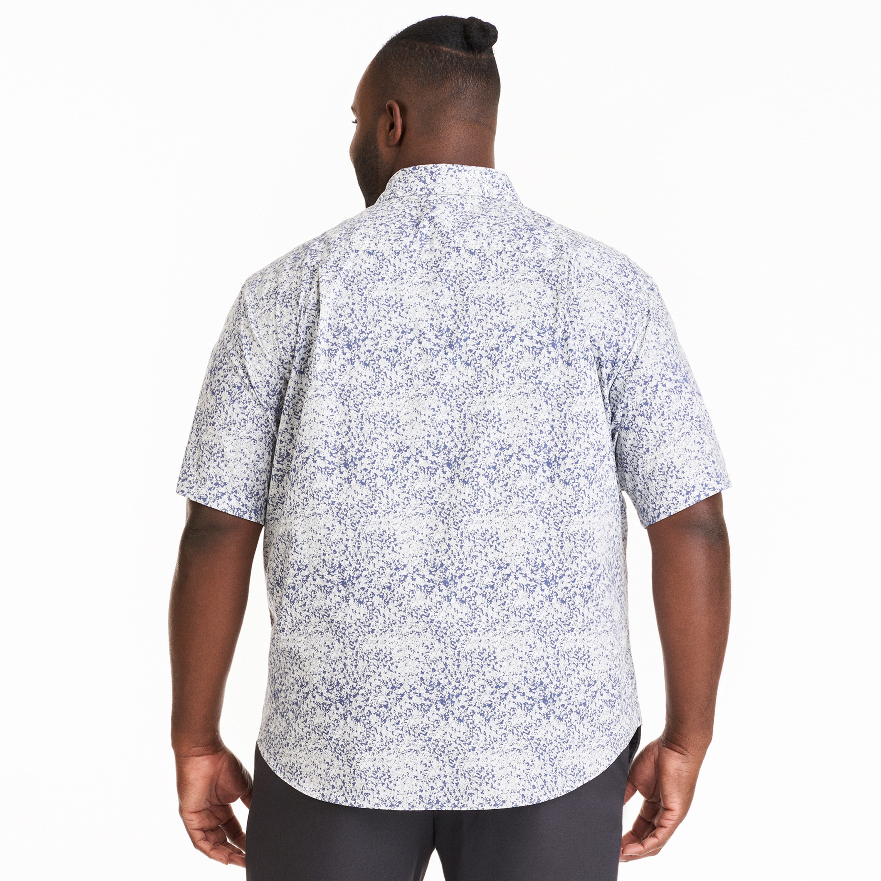 Van heusen big and tall short sleeve hot sale dress shirts