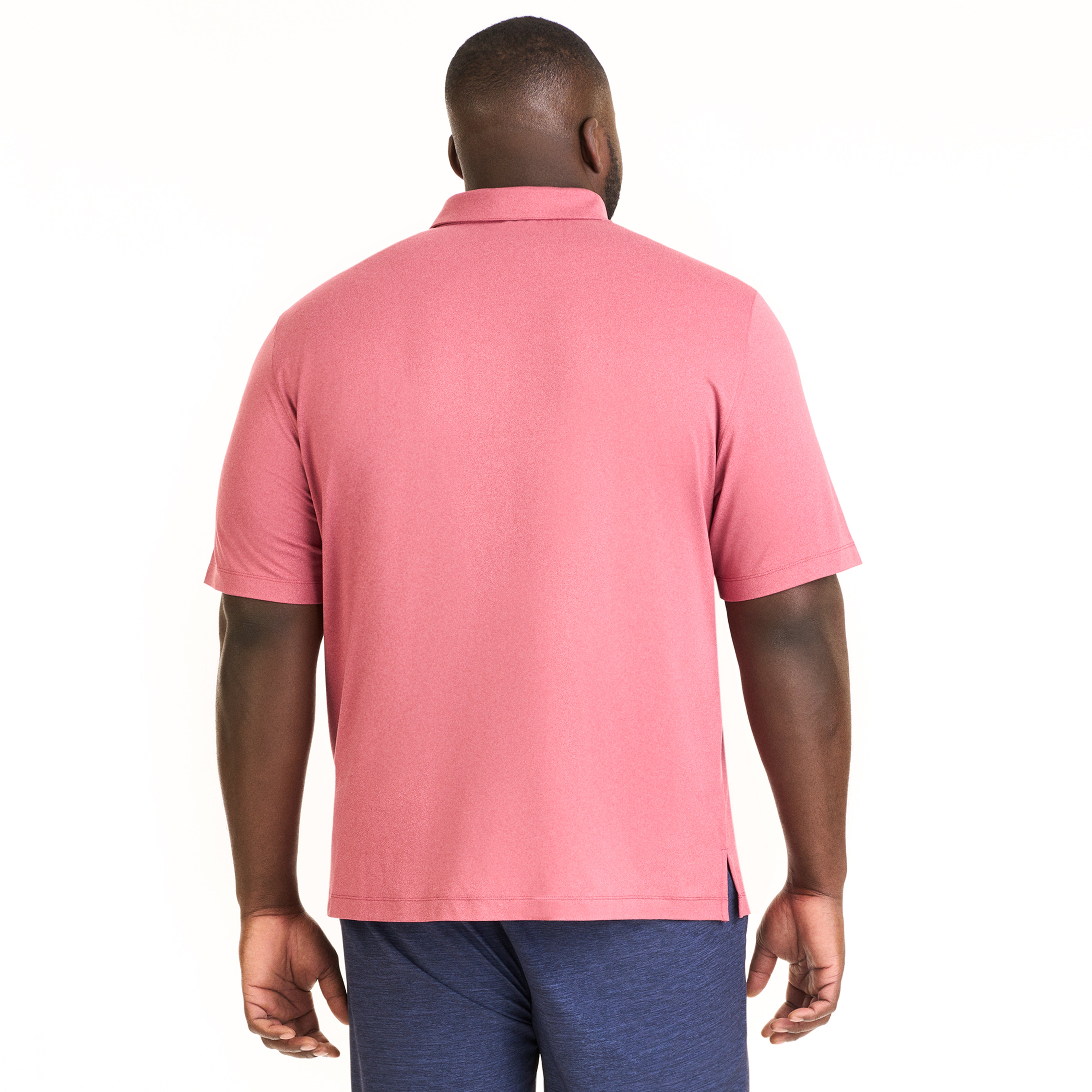 Big and tall sales pink polo shirt