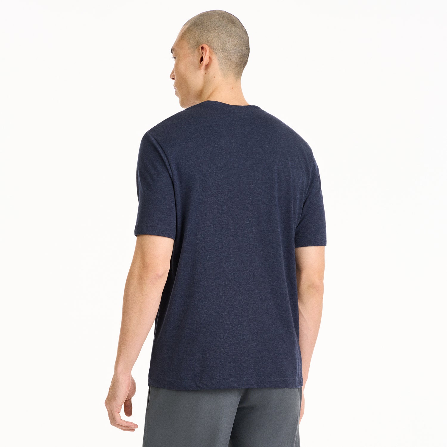 Essential Stain Shield V-Neck Short Basic Tee – Sleeve Shirt Van Heusen